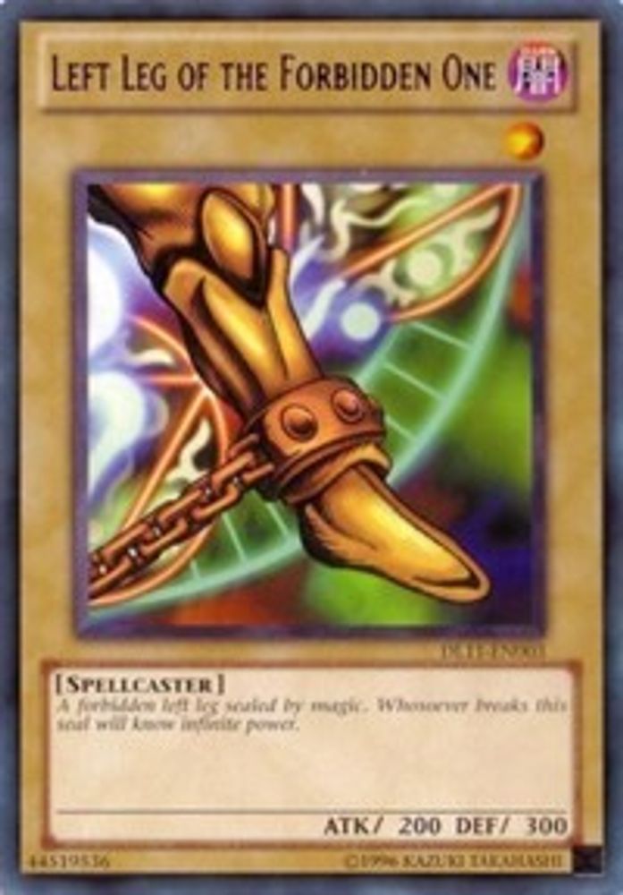 Left Leg of the Forbidden One (Red) (DL11-EN003) - Rare