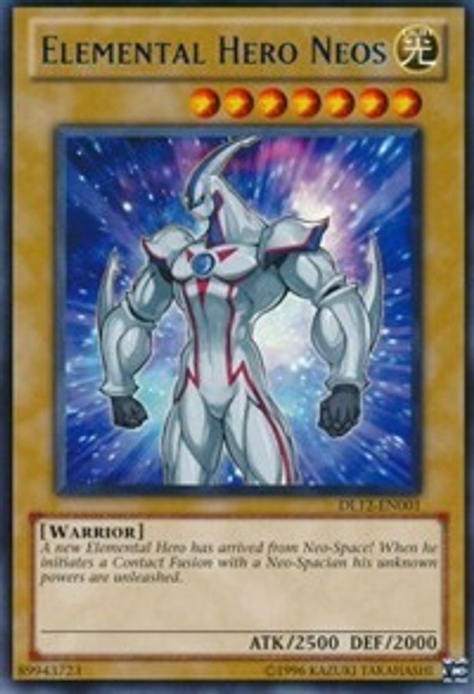 Héros élémentaire Neos (rouge) [DL12-EN001] Rare 