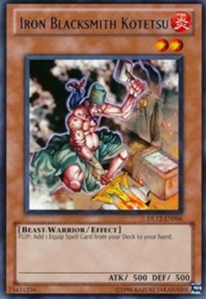 Forgeron de fer Kotetsu (rouge) [DL12-EN006] Rare 