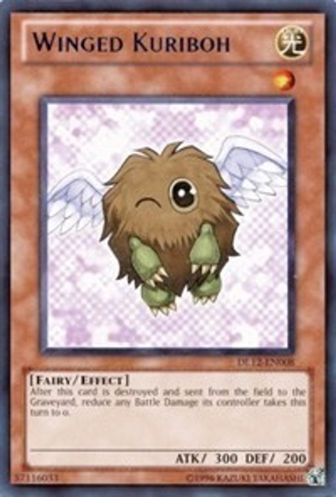 Kuriboh ailé (rouge) [DL12-EN008] Rare 