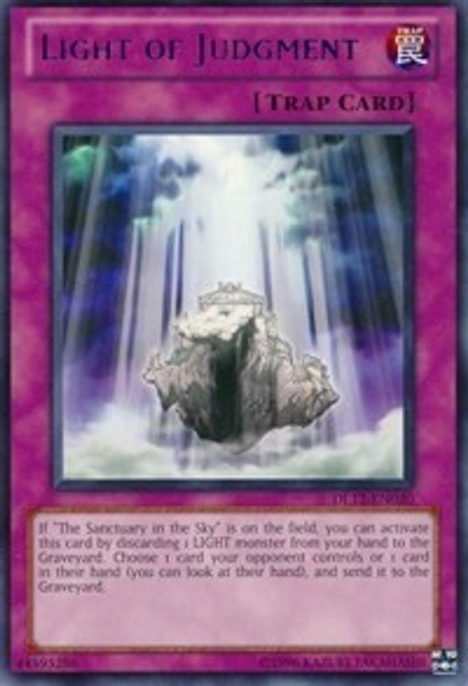 Lumière du jugement (rouge) [DL12-EN020] Rare 
