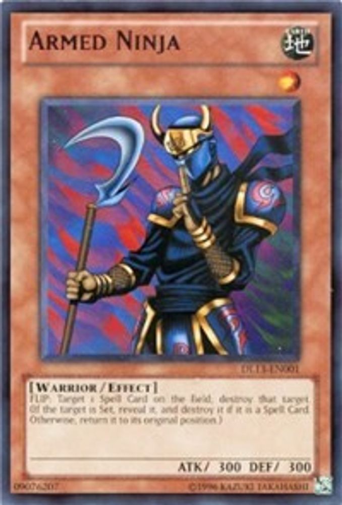 Armed Ninja (Red) (DL13-EN001) - Rare