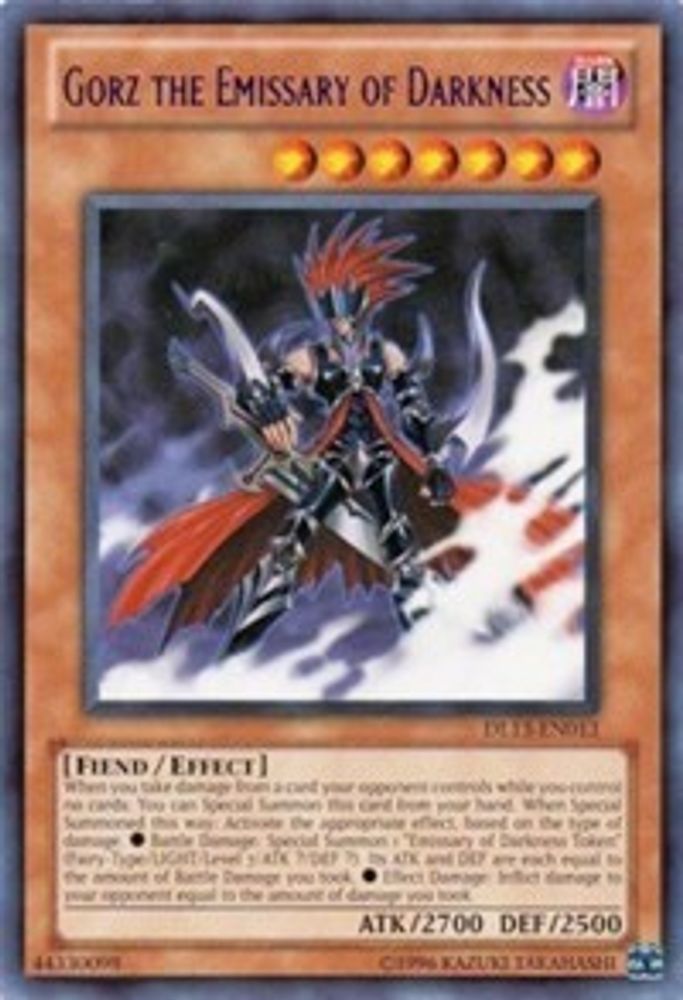 Gorz the Emissary of Darkness (Red) (DL13-EN013) - Rare