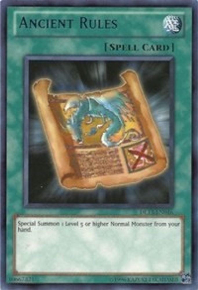Ancient Rules (Red) (DL13-EN016) - Rare