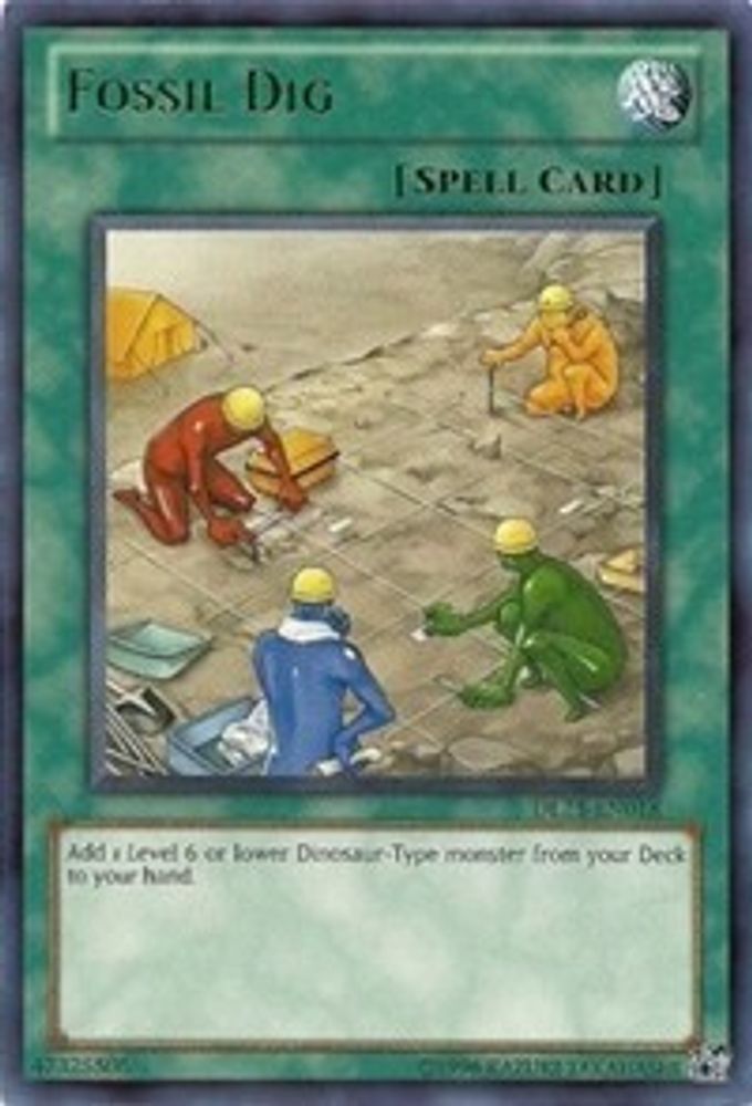 Fossil Dig (Rouge) [DL13-EN018] Rare 