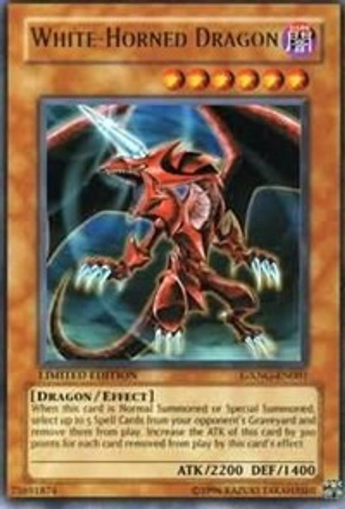 Dragon à Cornes Blanches [GXNG-EN001] Ultra Rare 