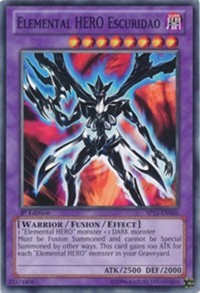 Elemental HERO Escuridao (SP13-EN046) - Common