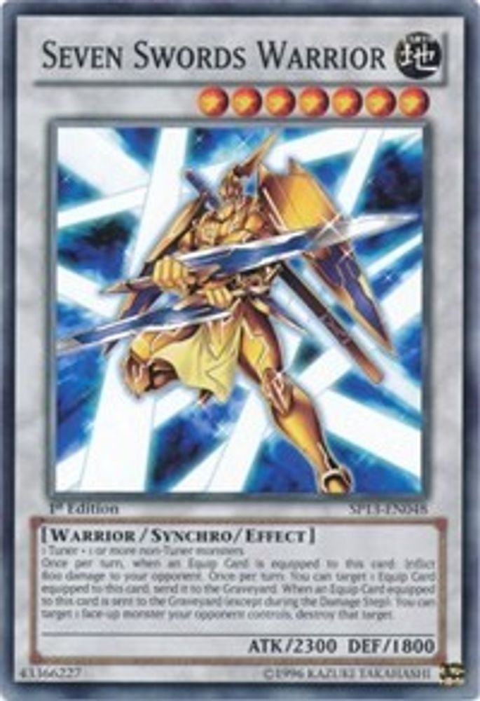 Seven Swords Warrior (SP13-EN048) - Common