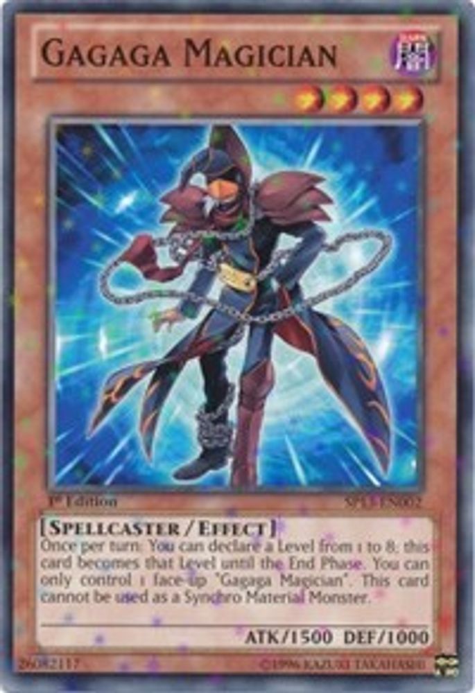 Gagaga Magician (Starfoil) (SP13-EN002) - Starfoil Rare