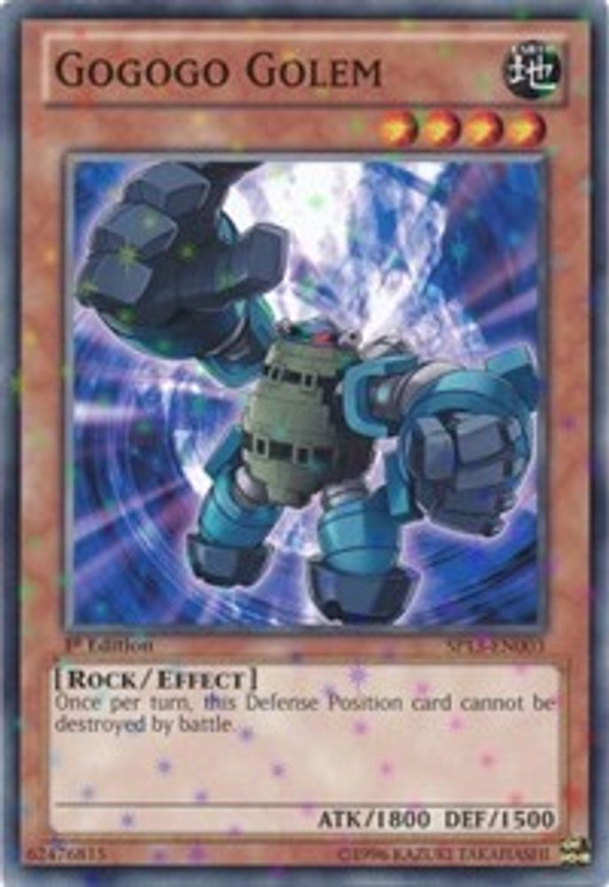 Gogogo Golem (Starfoil) (SP13-EN003) - Starfoil Rare