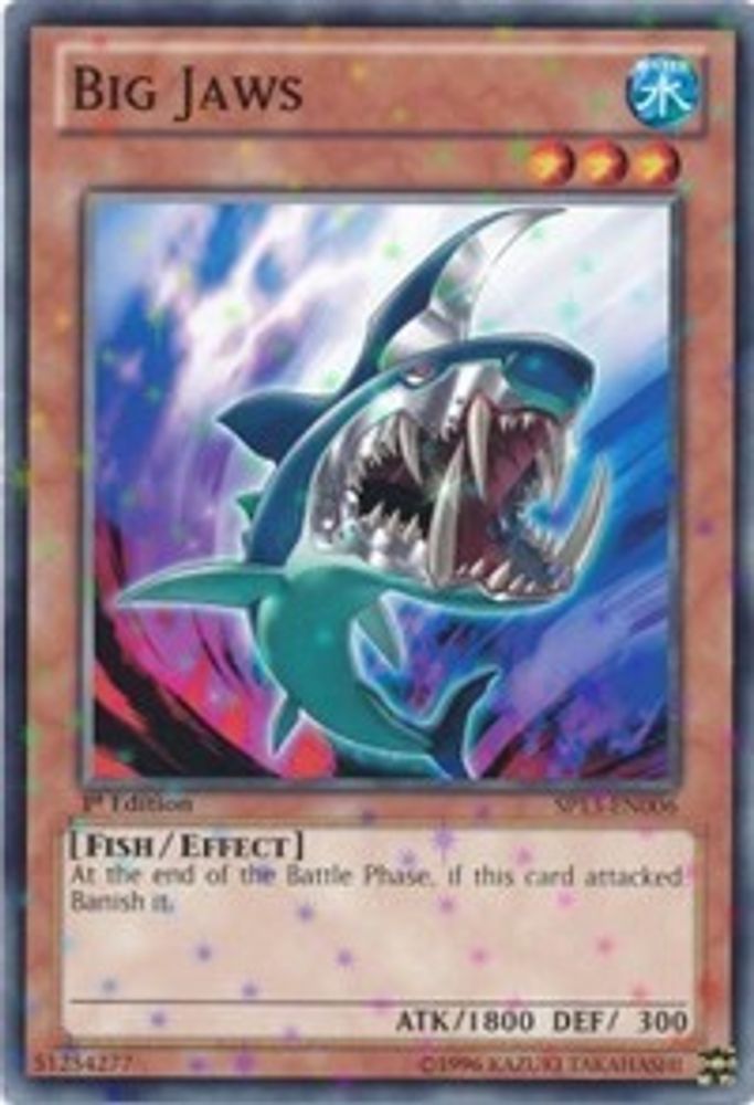 Big Jaws (Starfoil) (SP13-EN006) - Starfoil Rare