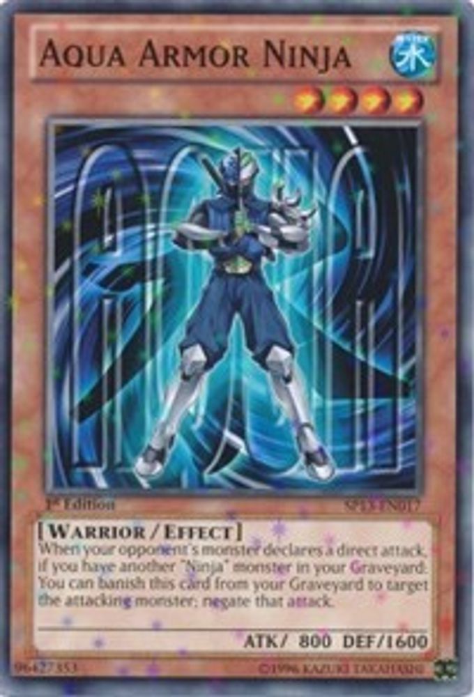 Aqua Armor Ninja (Starfoil) (SP13-EN017) - Starfoil Rare