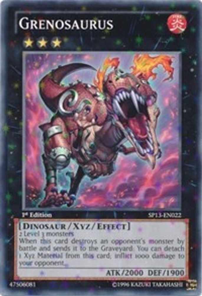 Grenosaurus (Starfoil) (SP13-EN022) - Starfoil Rare