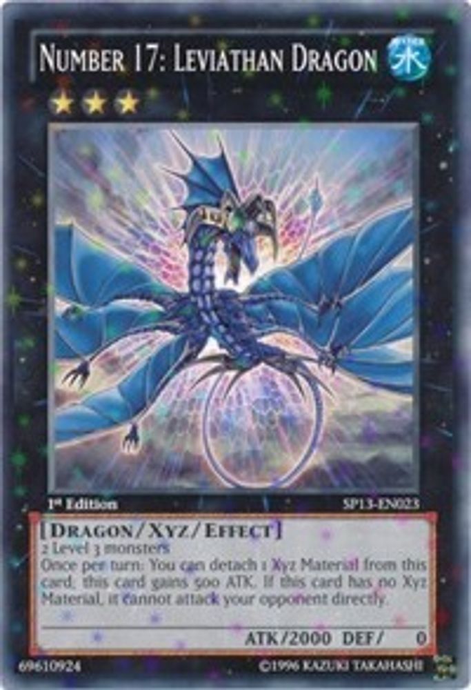 Number 17: Leviathan Dragon (Starfoil) (SP13-EN023) - Starfoil Rare