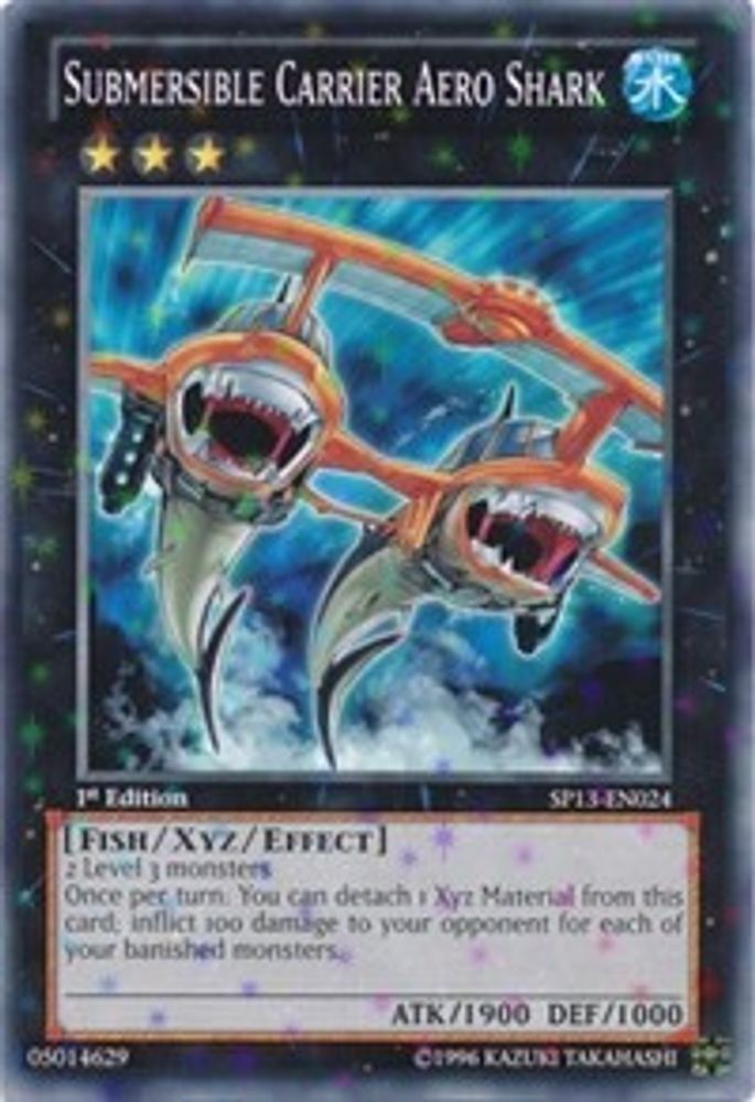 Submersible Carrier Aero Shark (Starfoil) (SP13-EN024) - Starfoil Rare