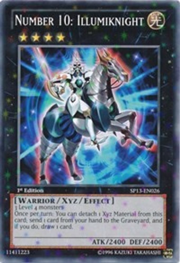 Number 10: Illumiknight (Starfoil) (SP13-EN026) - Starfoil Rare