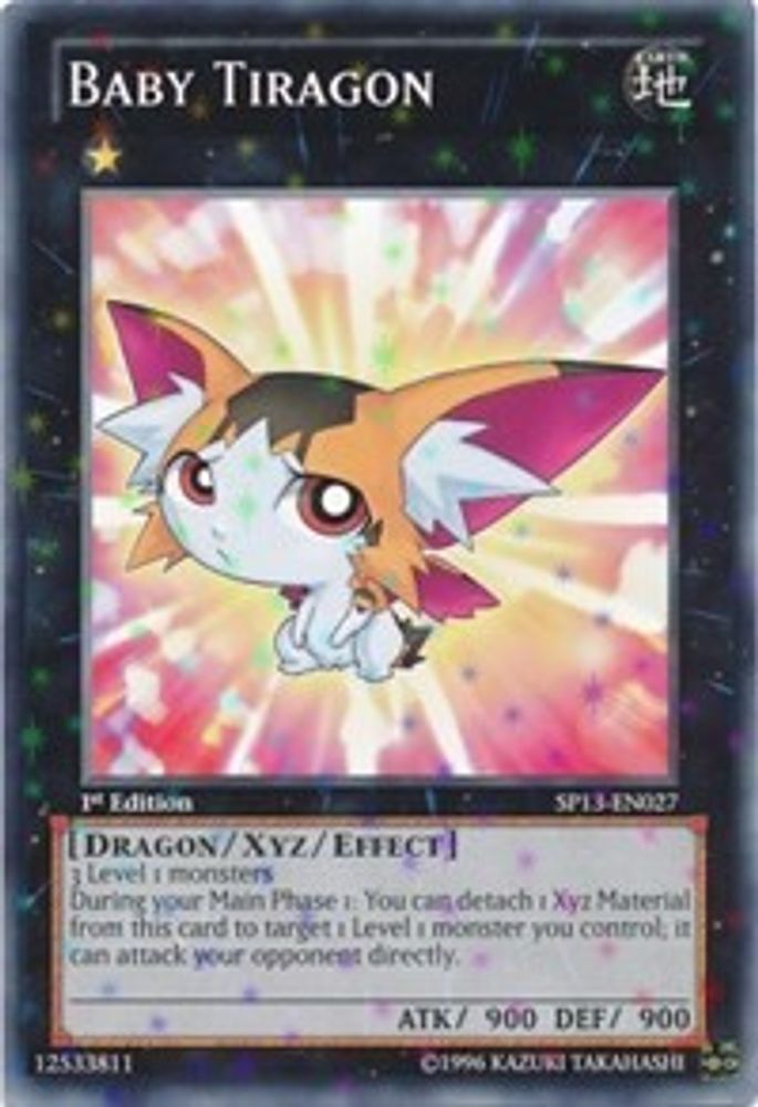 Baby Tiragon (Starfoil) (SP13-EN027) - Starfoil Rare
