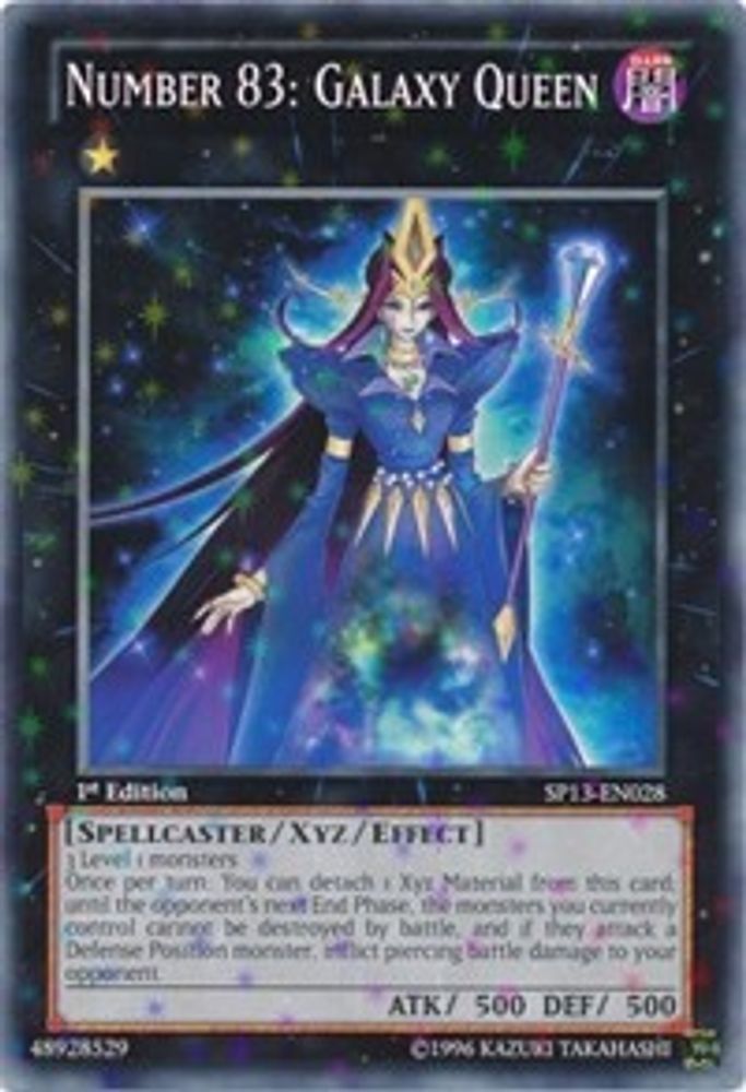 Number 83: Galaxy Queen (Starfoil) (SP13-EN028) - Starfoil Rare