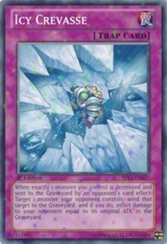 Icy Crevasse (Starfoil) (SP13-EN037) - Starfoil Rare