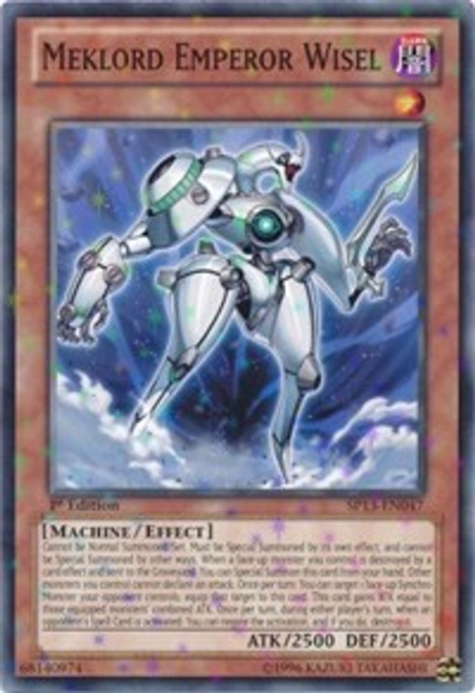 Meklord Emperor Wisel (Starfoil) (SP13-EN047) - Starfoil Rare