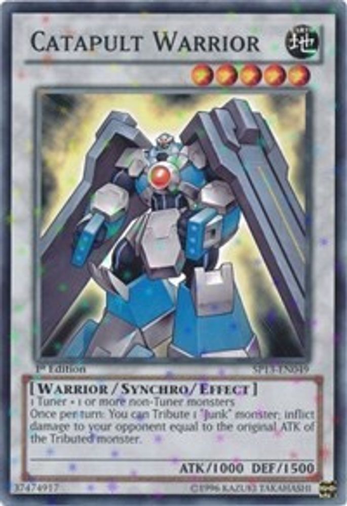 Catapult Warrior (Starfoil) (SP13-EN049) - Starfoil Rare