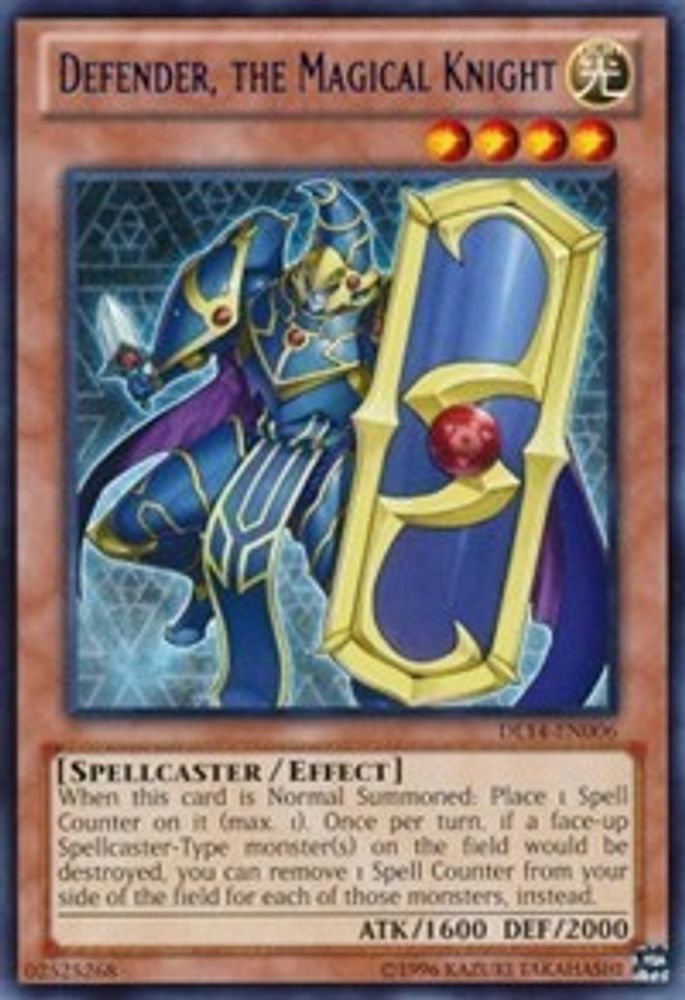 Défenseur, le chevalier magique (rouge) [DL14-EN006] Rare 