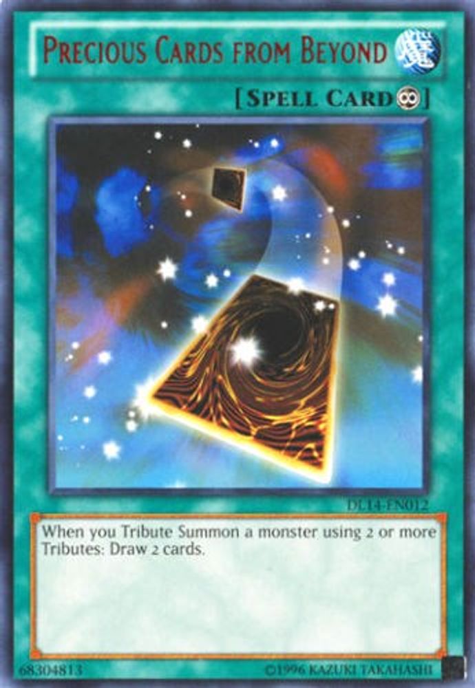 Precious Cards from Beyond (Red) (DL14-EN012) - Rare