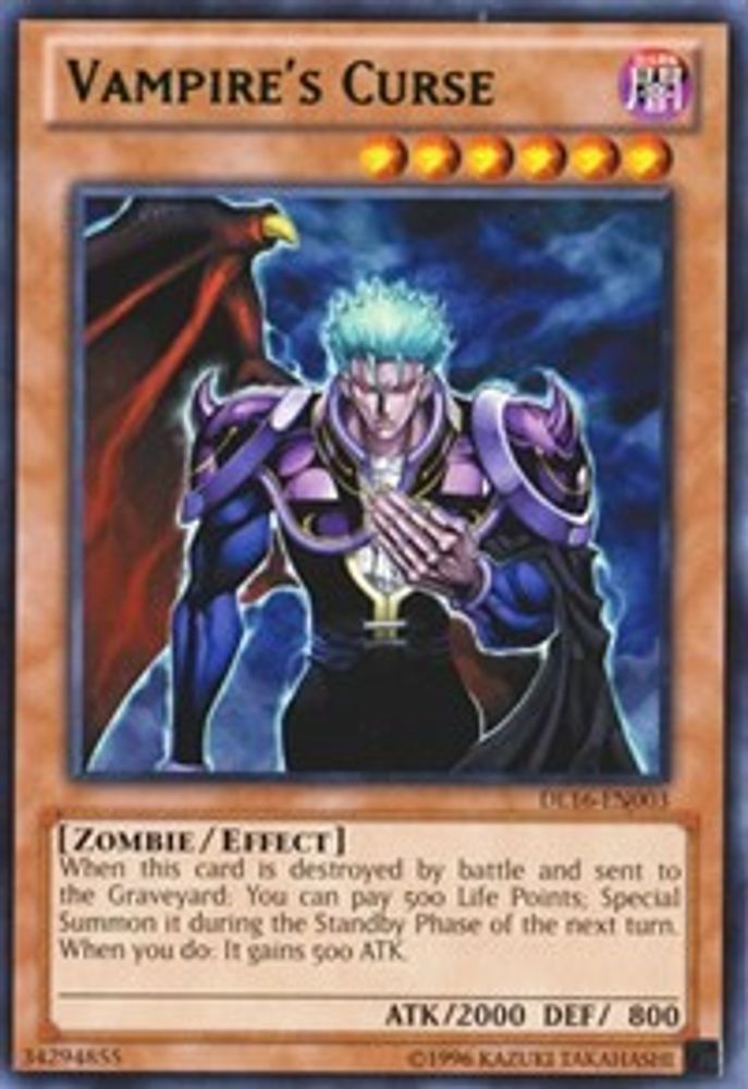 Malédiction du vampire (vert) [DL16-EN003] Rare 