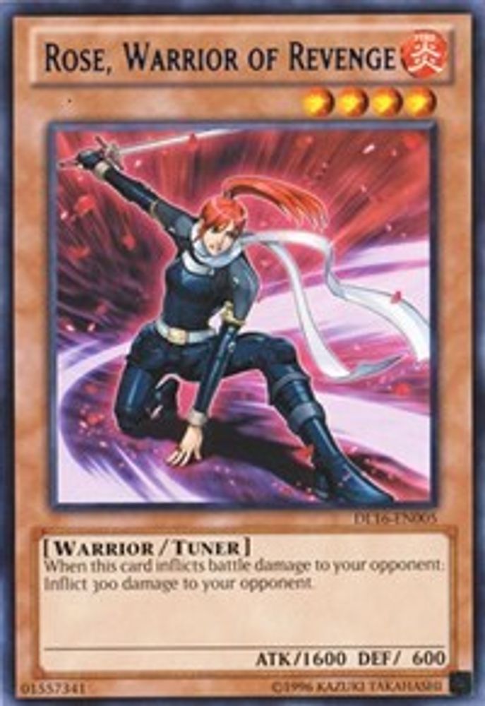 Rose, Warrior of Revenge (Blue) (DL16-EN005) - Rare