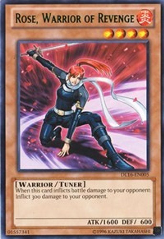 Rose, Warrior of Revenge (Green) (DL16-EN005) - Rare