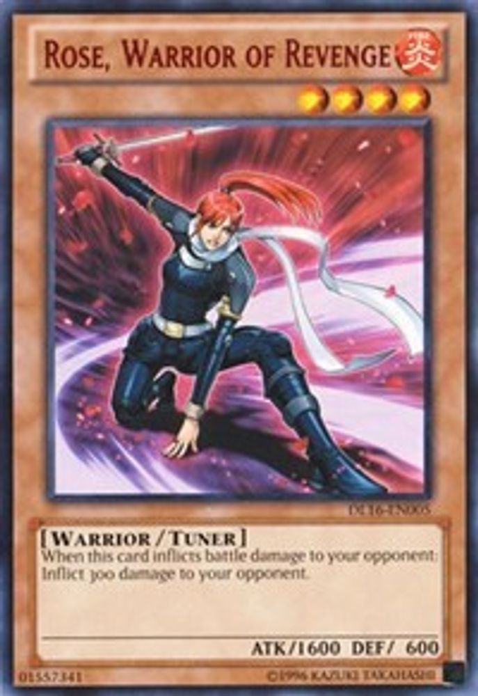 Rose, guerrière de la vengeance (rouge) [DL16-EN005] Rare 