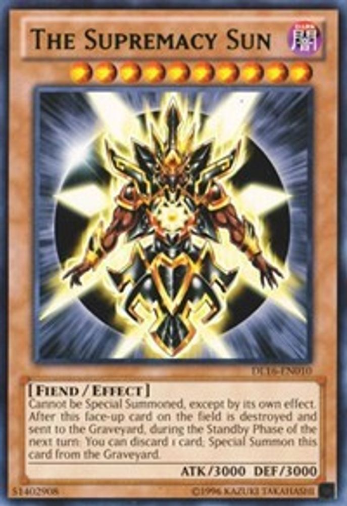 The Supremacy Sun (Green) (DL16-EN010) - Rare