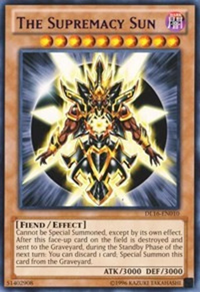 The Supremacy Sun (Purple) (DL16-EN010) - Rare