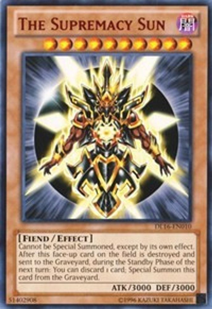 The Supremacy Sun (Red) (DL16-EN010) - Rare