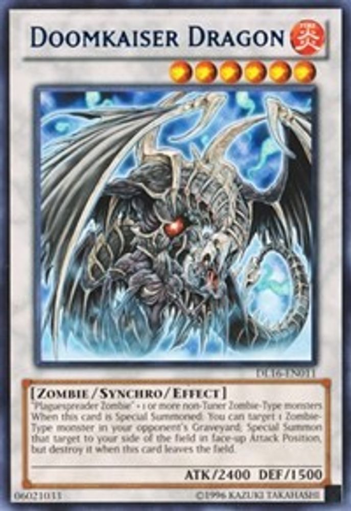 Dragon Doomkaiser (bleu) [DL16-EN011] Rare 