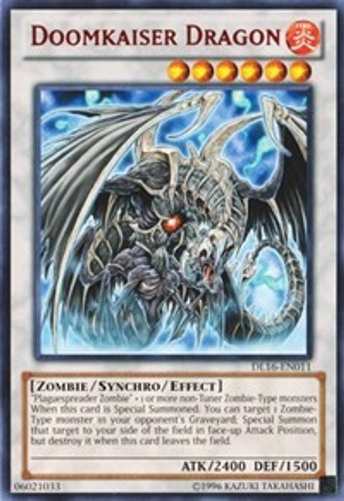 Doomkaiser Dragon (Red) (DL16-EN011) - Rare