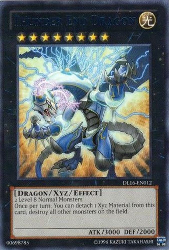 Dragon de fin de tonnerre (bleu) [DL16-EN012] Rare 