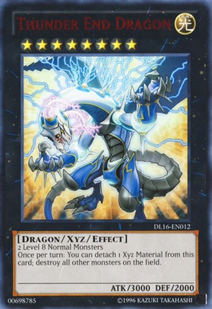 Thunder End Dragon (Red) (DL16-EN012) - Rare