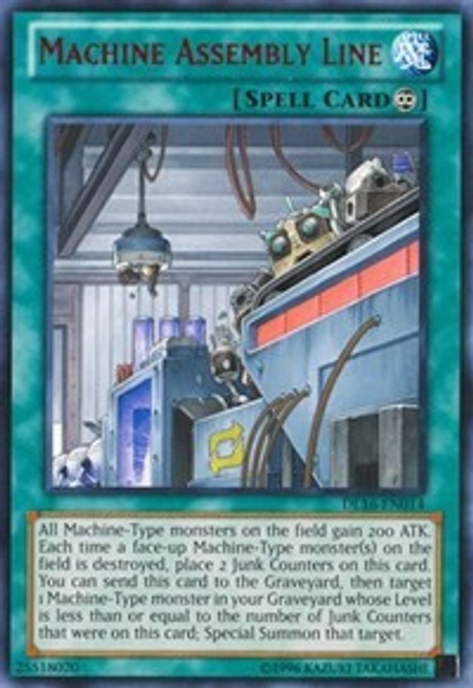 Machine Assembly Line (Red) (DL16-EN014) - Rare