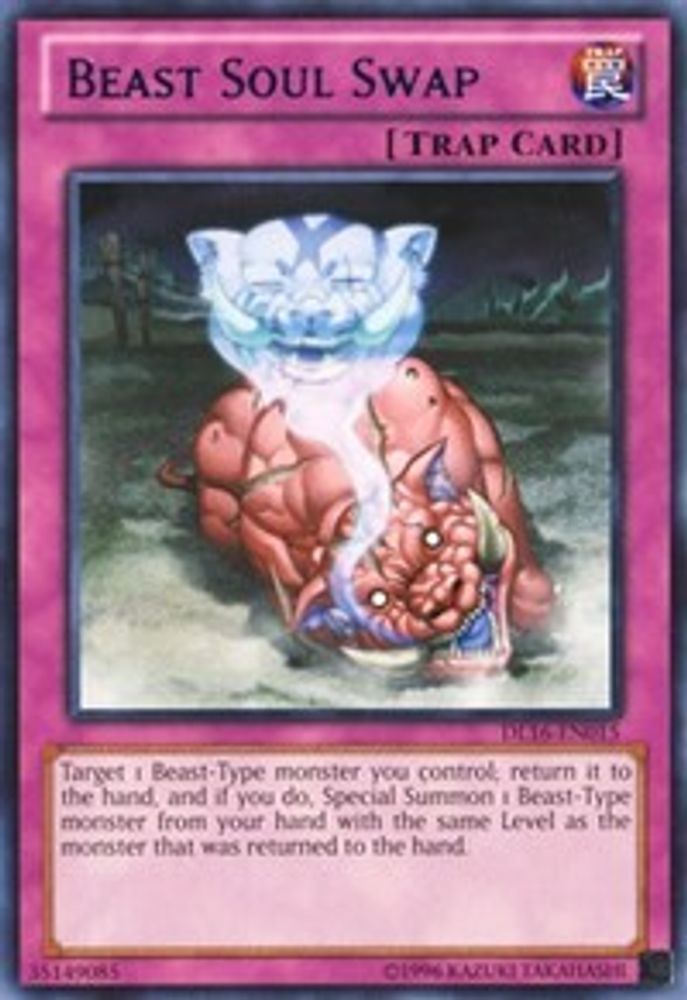 Beast Soul Swap (Blue) (DL16-EN015) - Rare