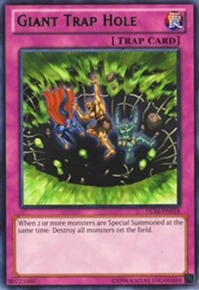 Giant Trap Hole (Green) (DL16-EN017) - Rare
