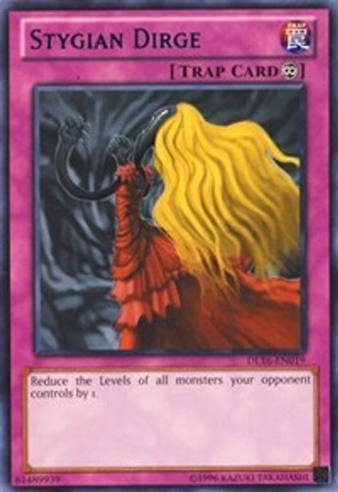 Stygian Dirge (Blue) (DL16-EN019) - Rare