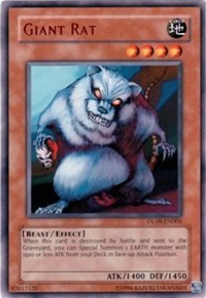 Rat géant (bronze) [DL09-EN005] Rare 