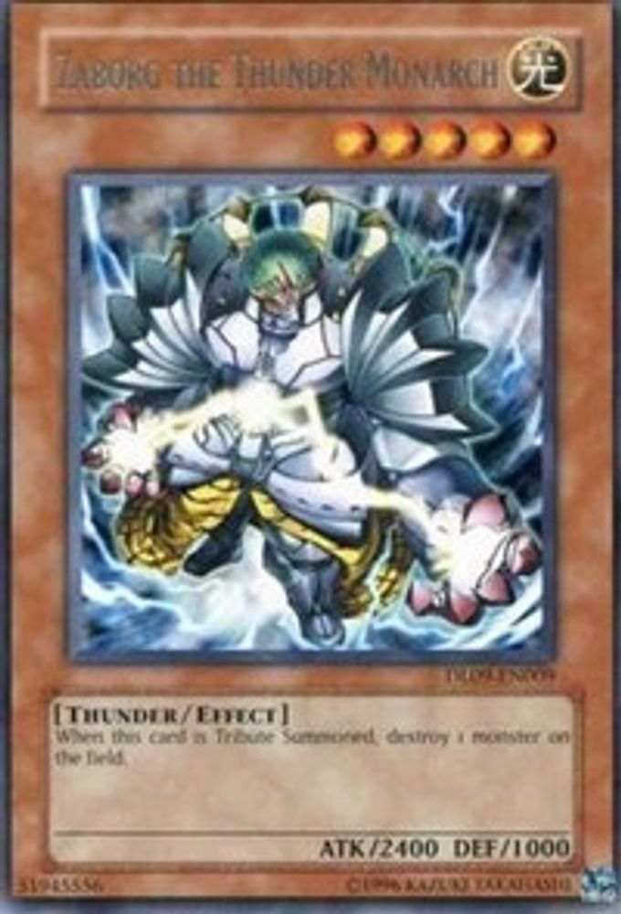 Zaborg the Thunder Monarch (Silver) (DL09-EN009) - Rare