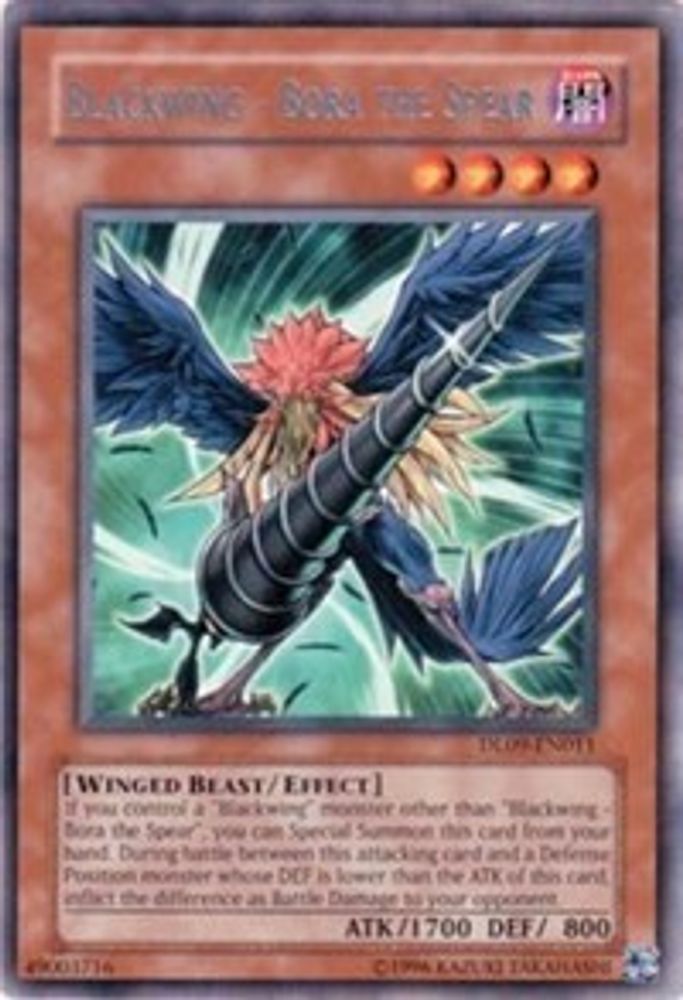 Blackwing - Bora the Spear (Silver) (DL09-EN011) - Rare