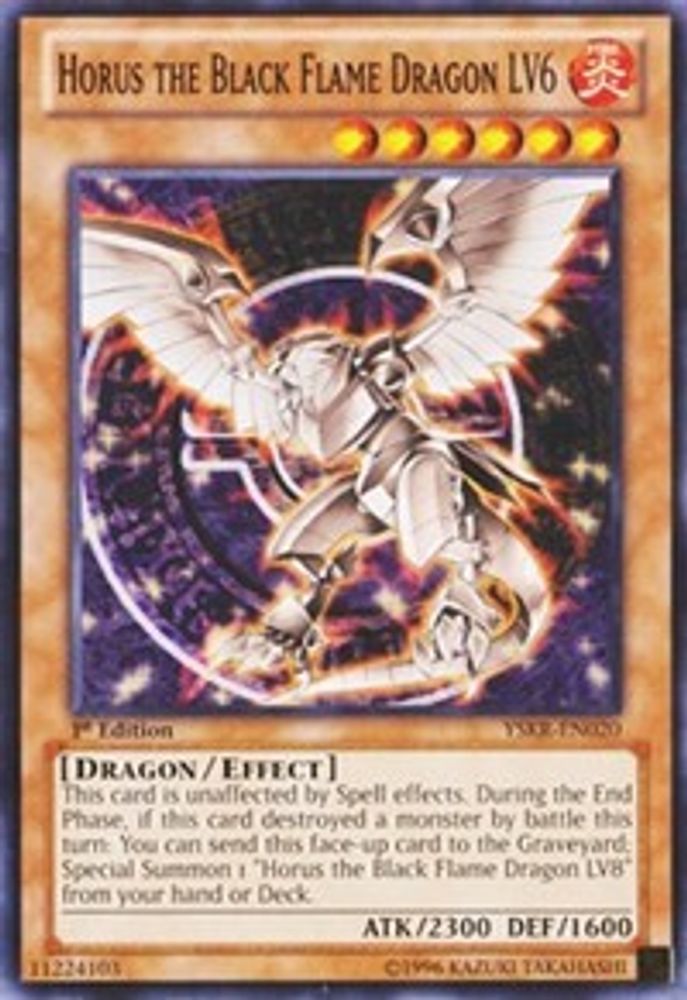 Horus the Black Flame Dragon LV6 (YSKR-EN020) - Common