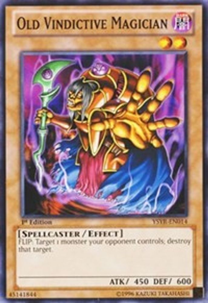 Old Vindictive Magician (YSYR-EN014) - Common