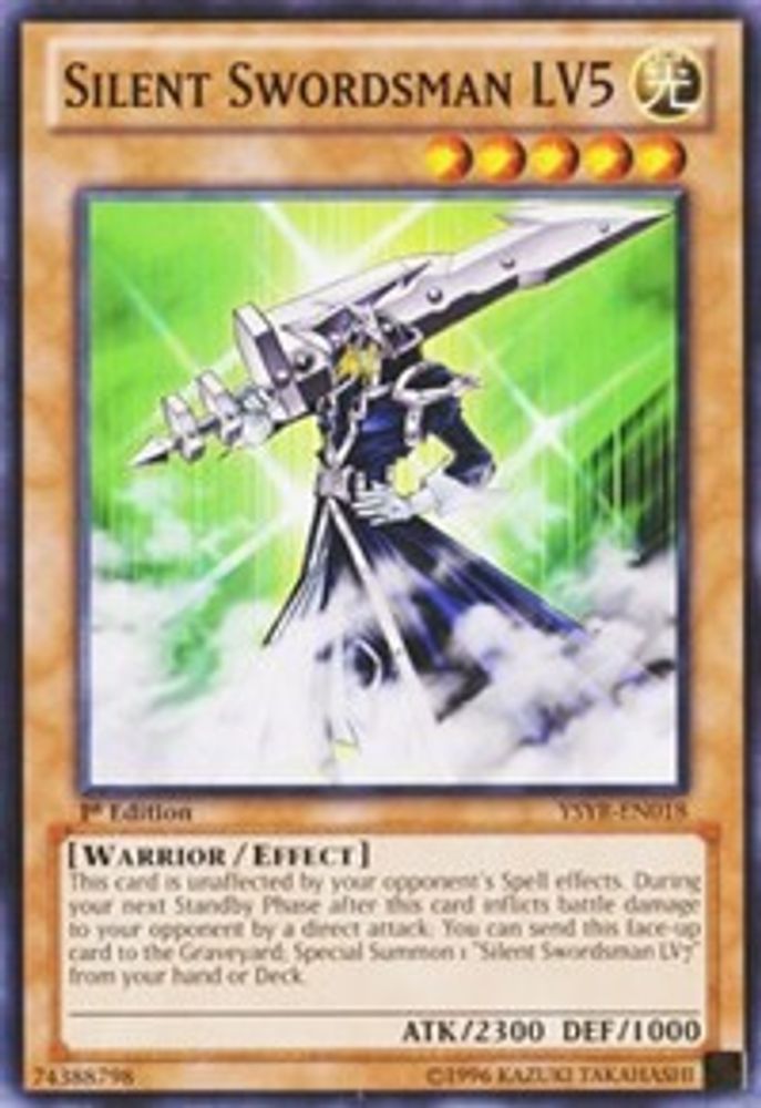 Silent Swordsman LV5 (YSYR-EN018) - Common
