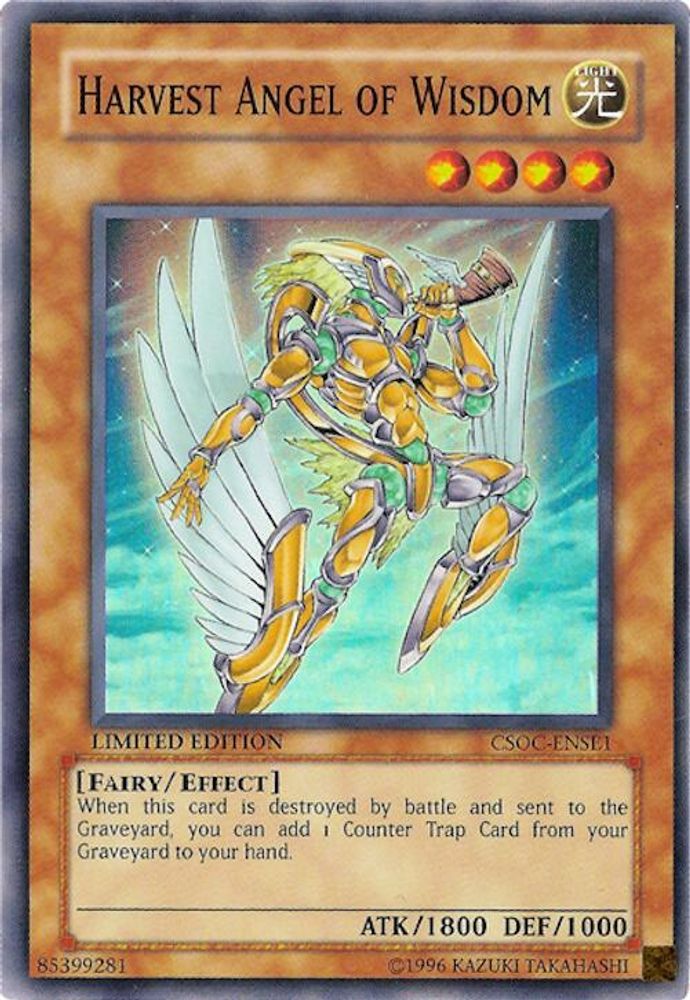 Harvest Angel of Wisdom (CSOC-ENSE1) - Super Rare