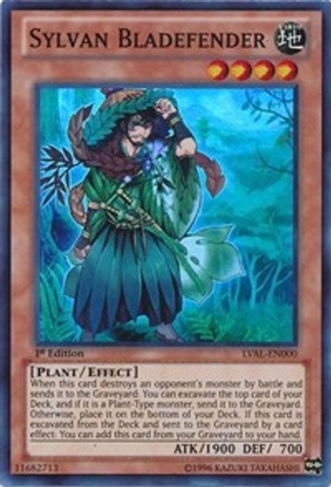 Sylvan Bladefender (LVAL-EN000) - Super Rare